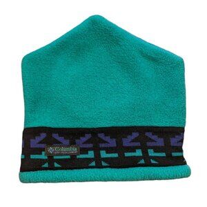 Vintage Columbia 80's 90’s Fleece Hat Beanie Boho Snow Apres Ski Unisex